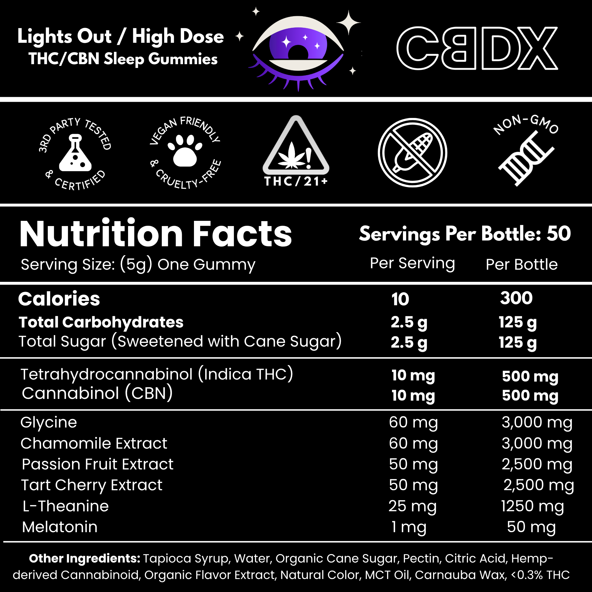 Lights Out - Sleep Gummies