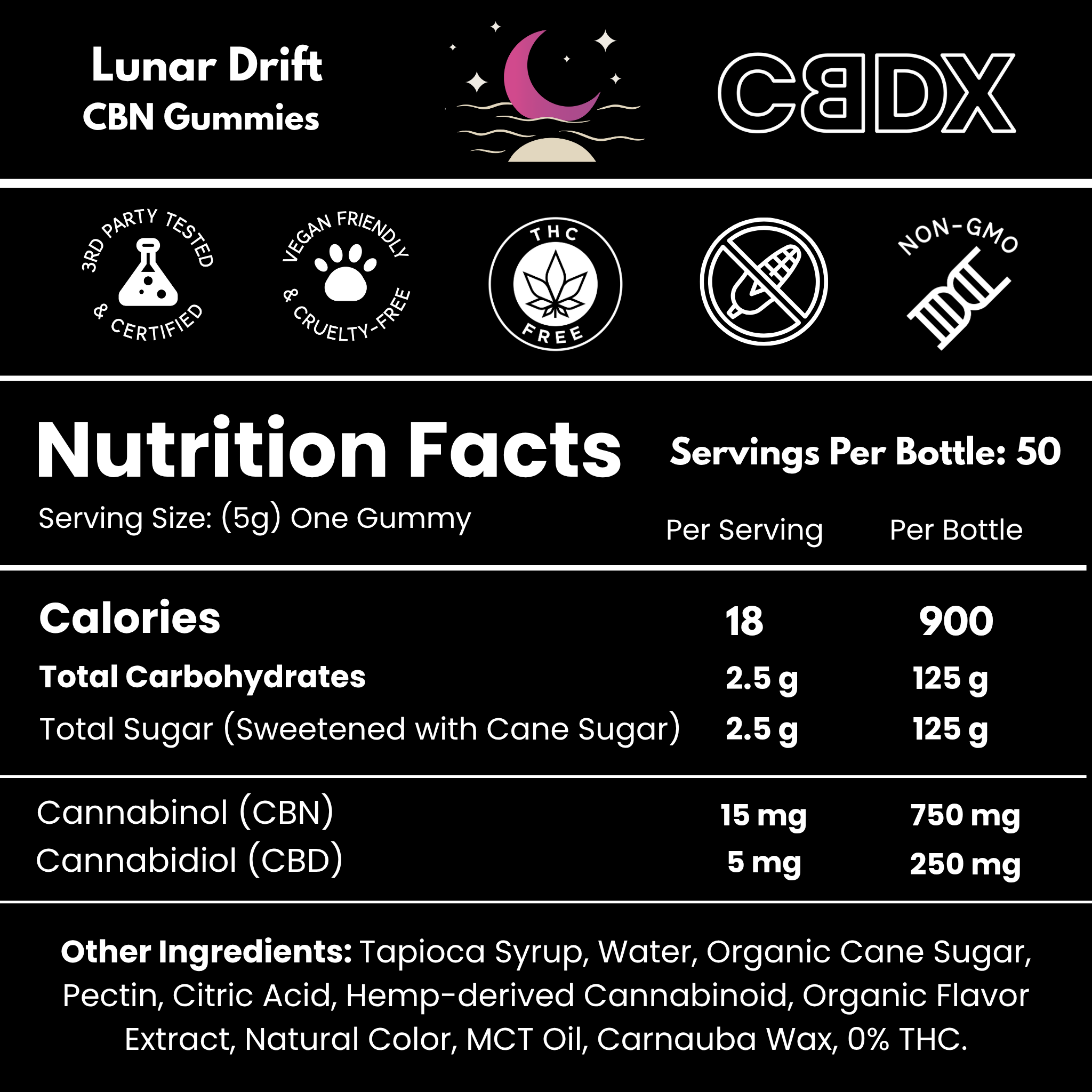 Lunar Drift - CBN Gummies