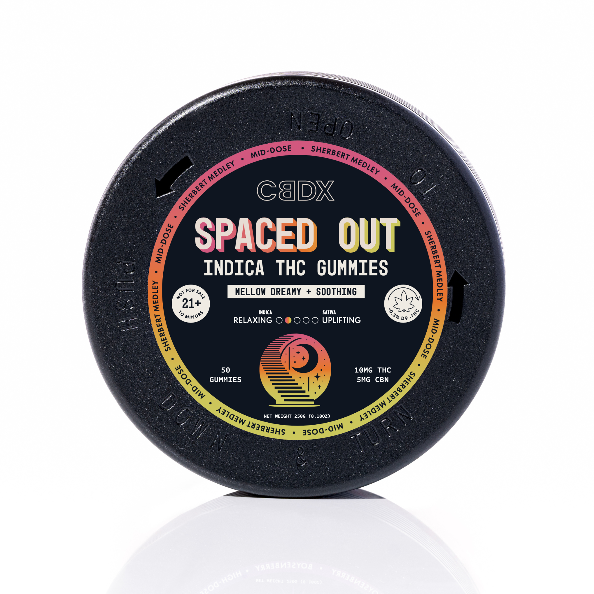 Spaced Out - Indica THC Gummies