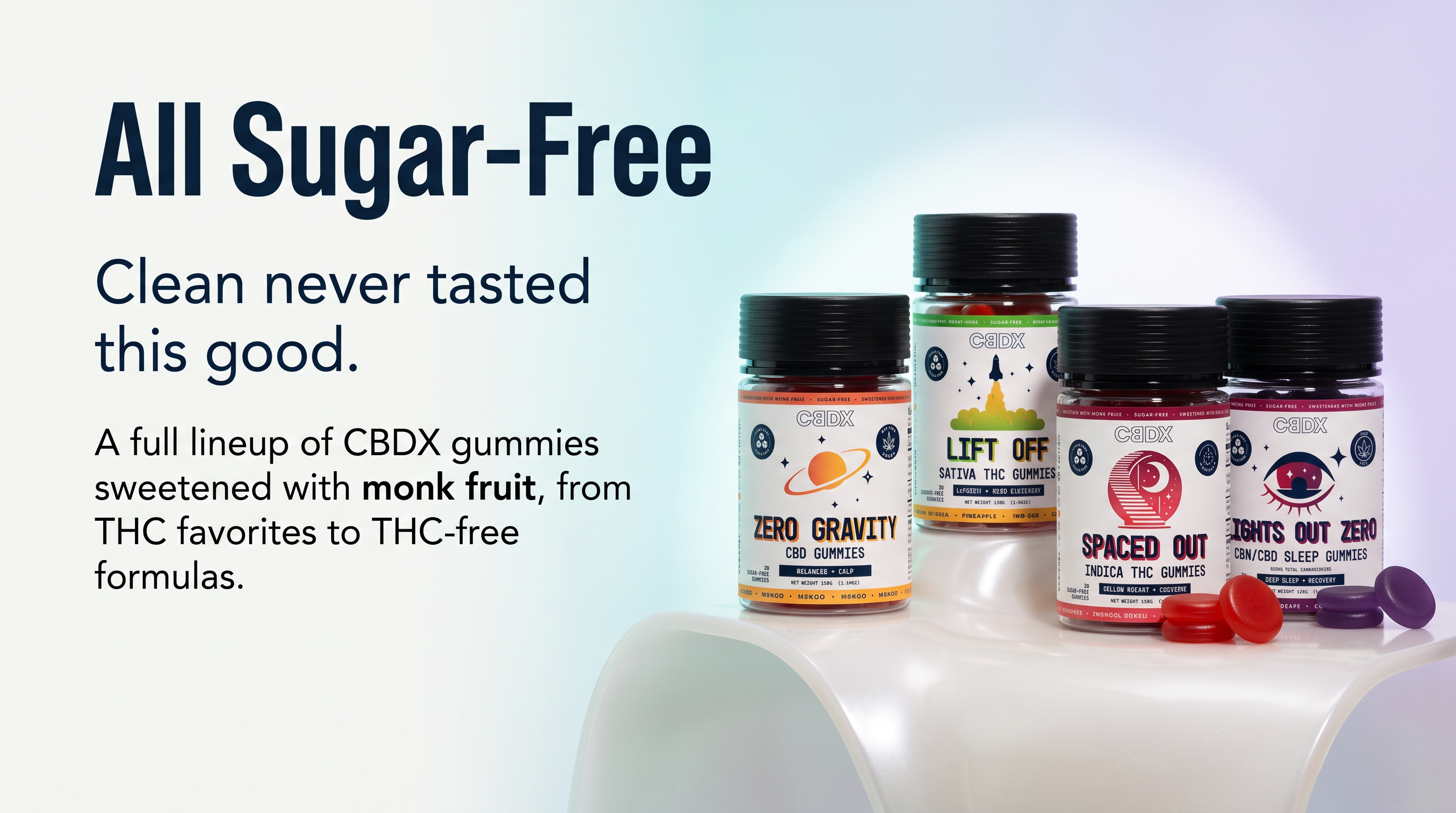 Sugar-Free Gummies with Monk Fruit