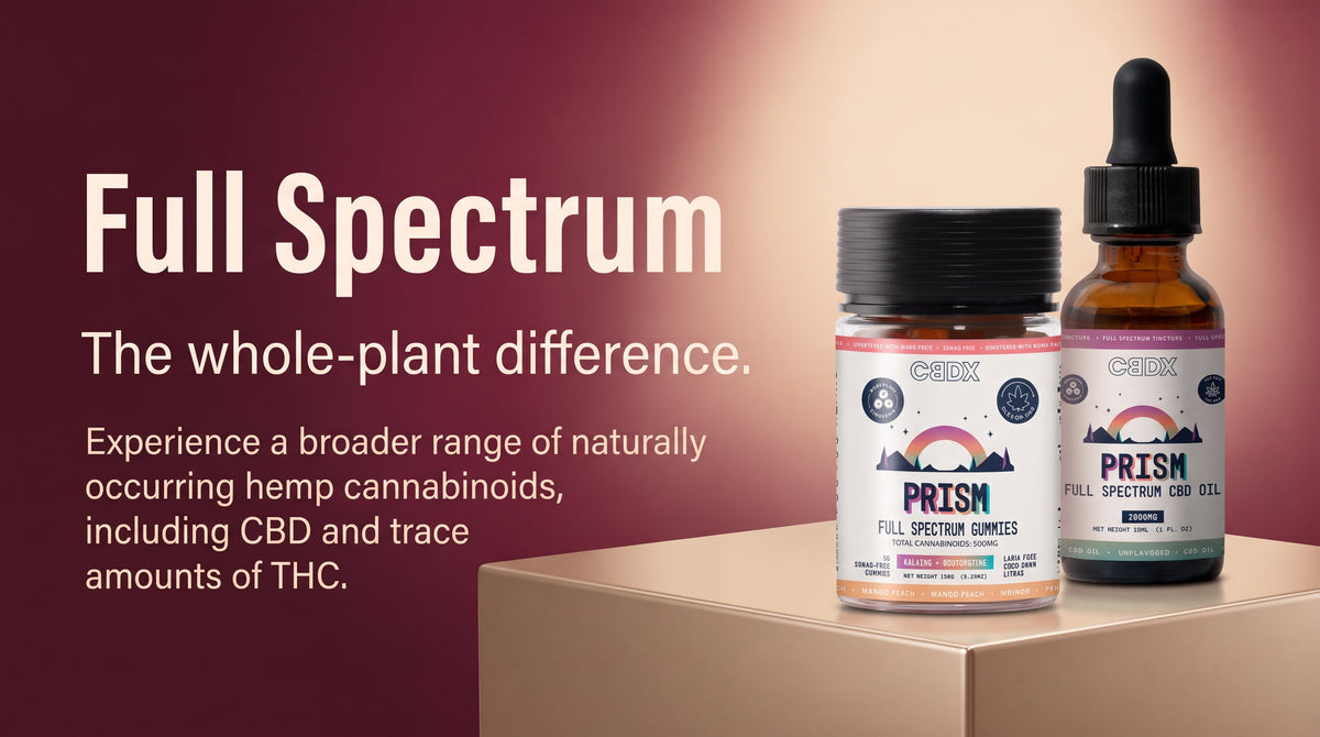 Experience a broader range of hemp cannabinoids