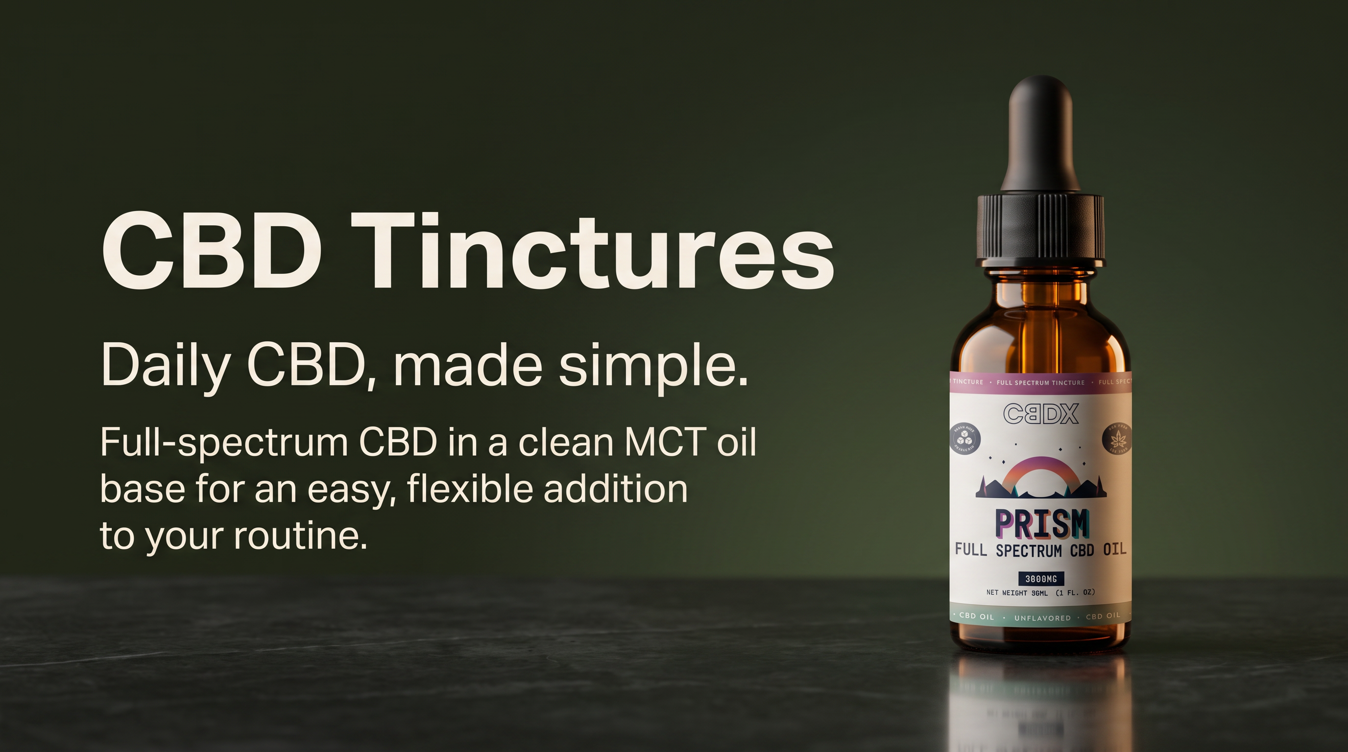 Full Spectrum CBD Tinctures