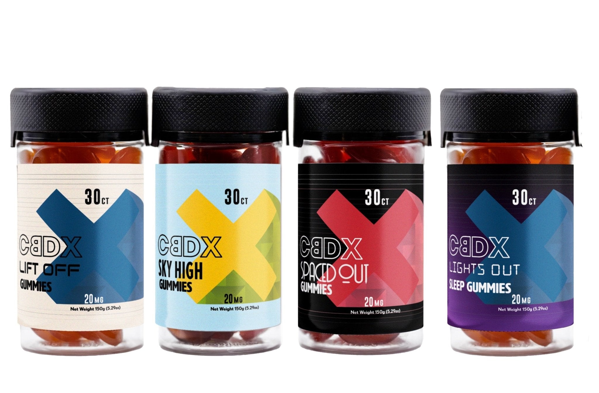 Sugar-Free THC Gummies with Monk Fruit - CBDX.com