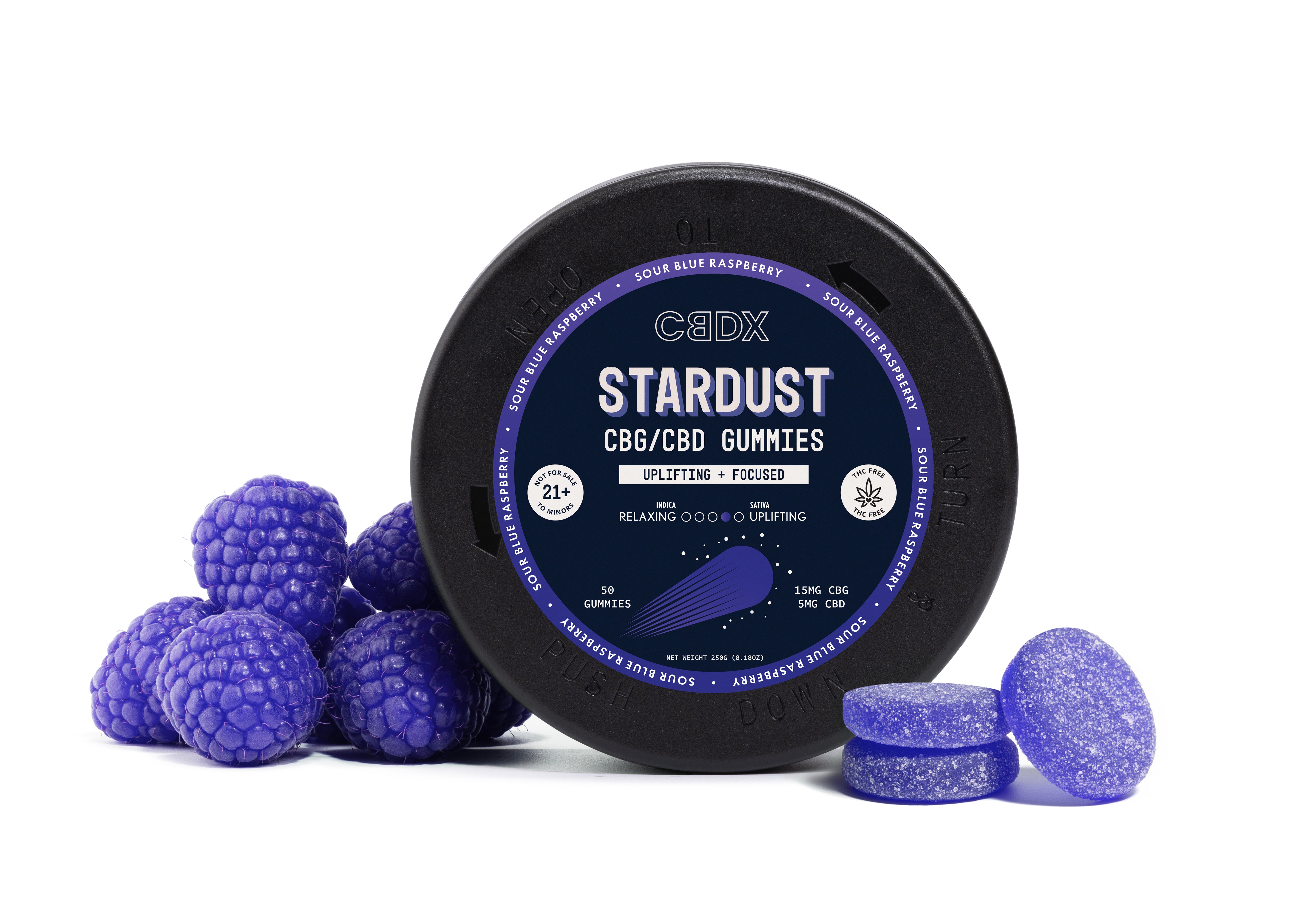 Discover the Power of CBG: Try CBDX's Non-THC Stardust CBG Gummies
