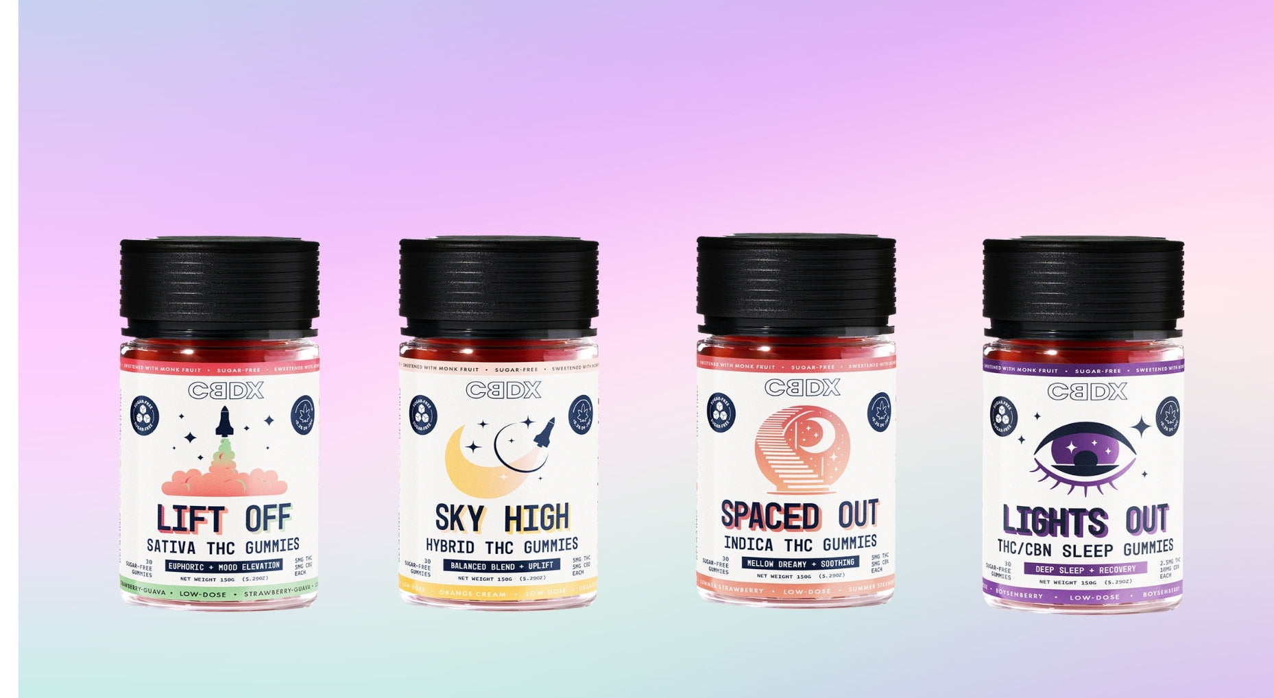 Ultimate Sugar-Free THC Flight Bundle