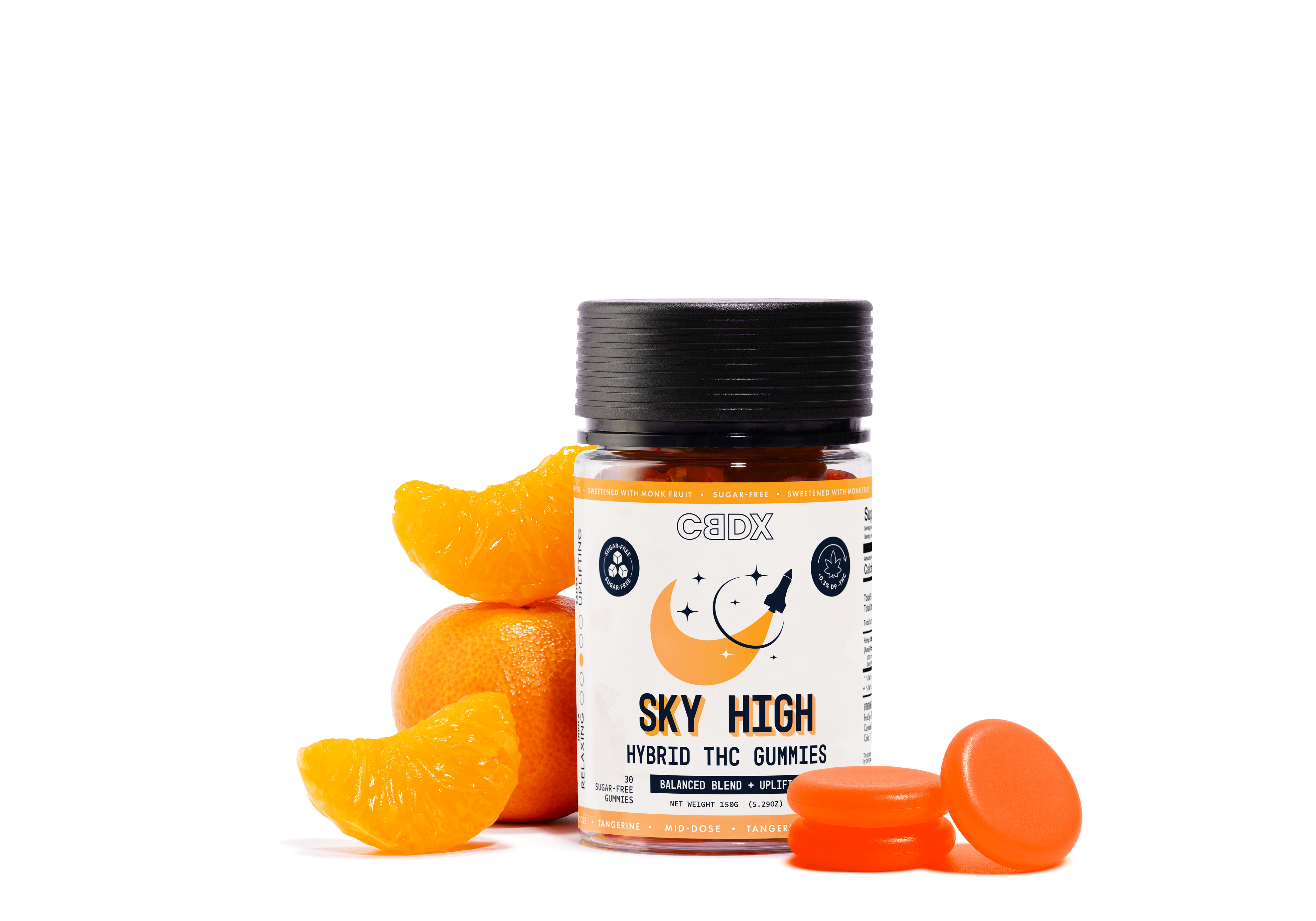 Sky High - Sugar Free Hybrid THC Gummies