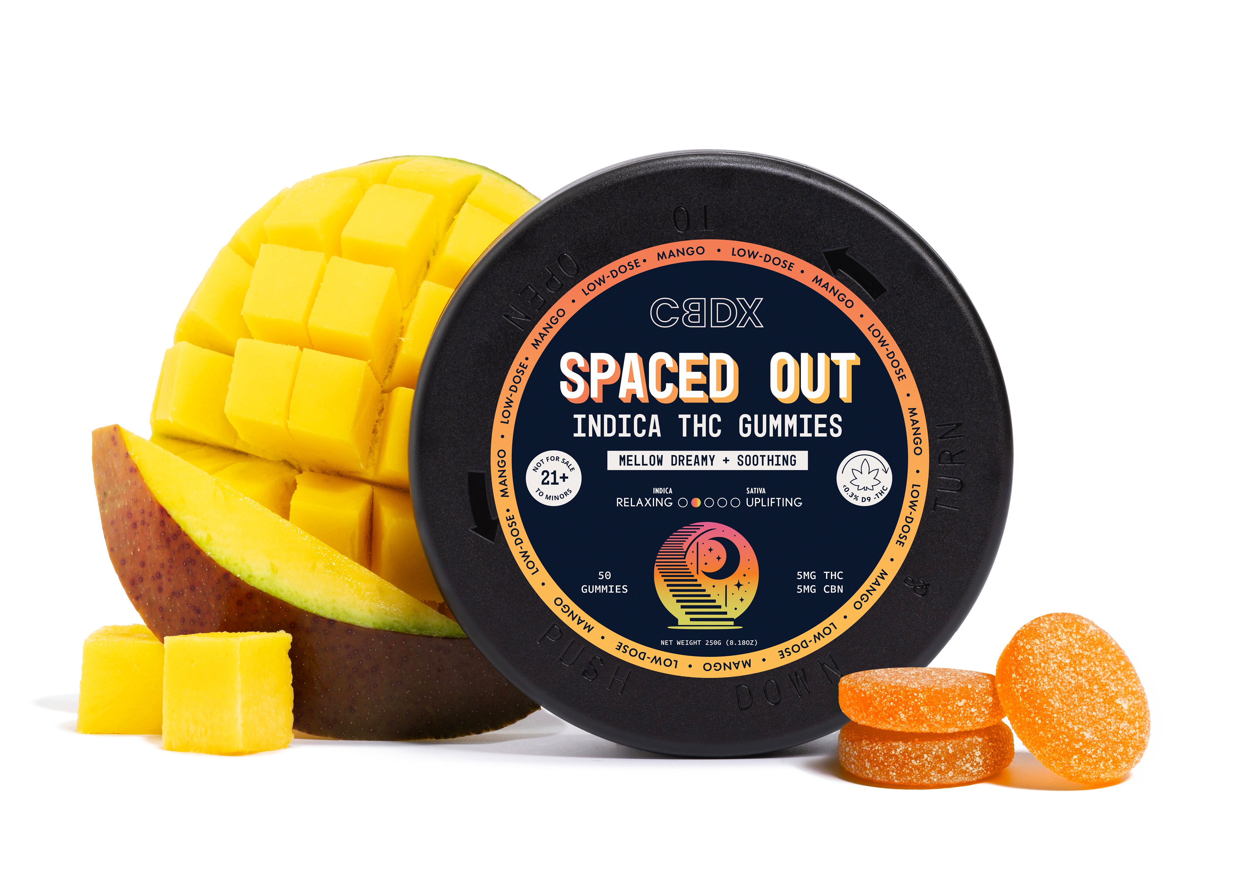 Spaced Out - Indica THC Gummies
