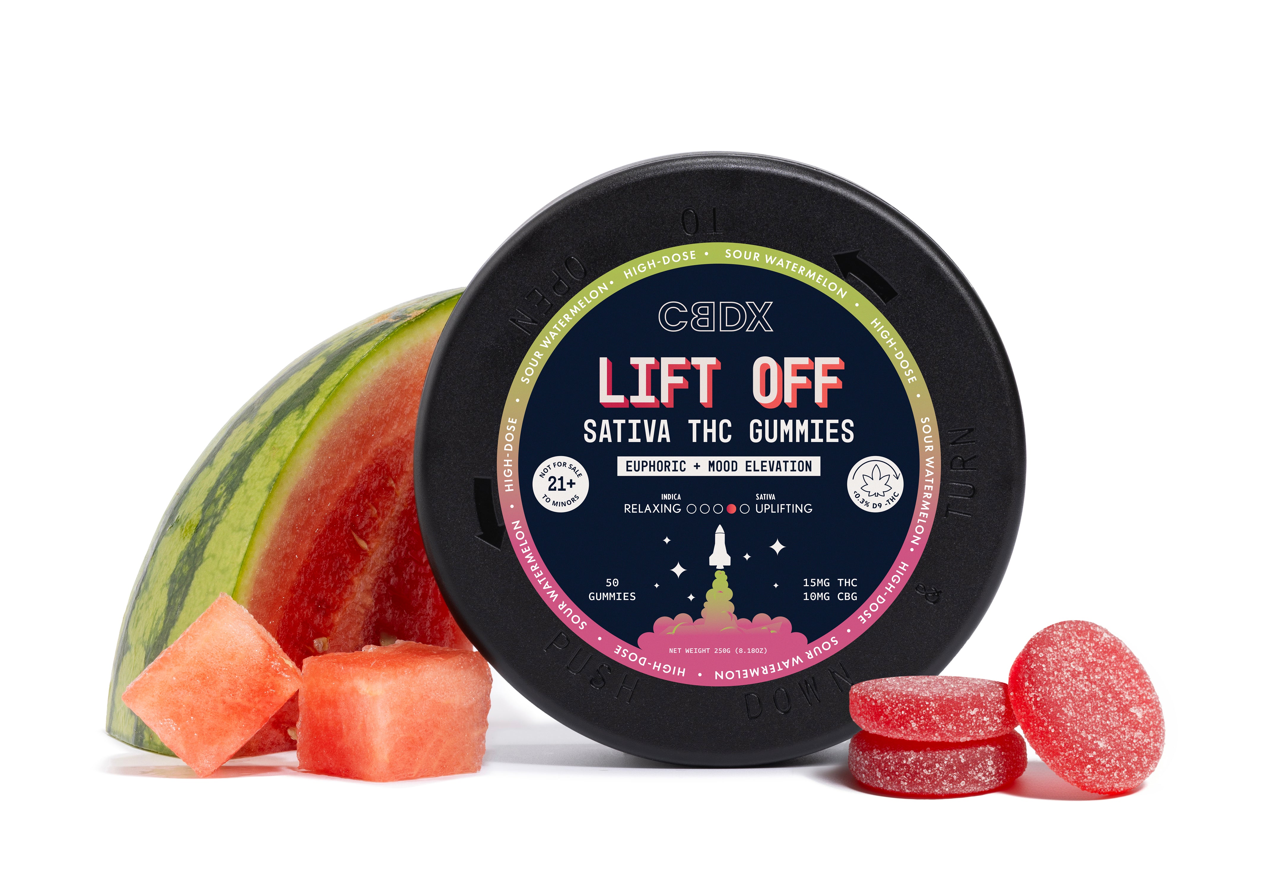 Lift Off - Sativa THC Gummies