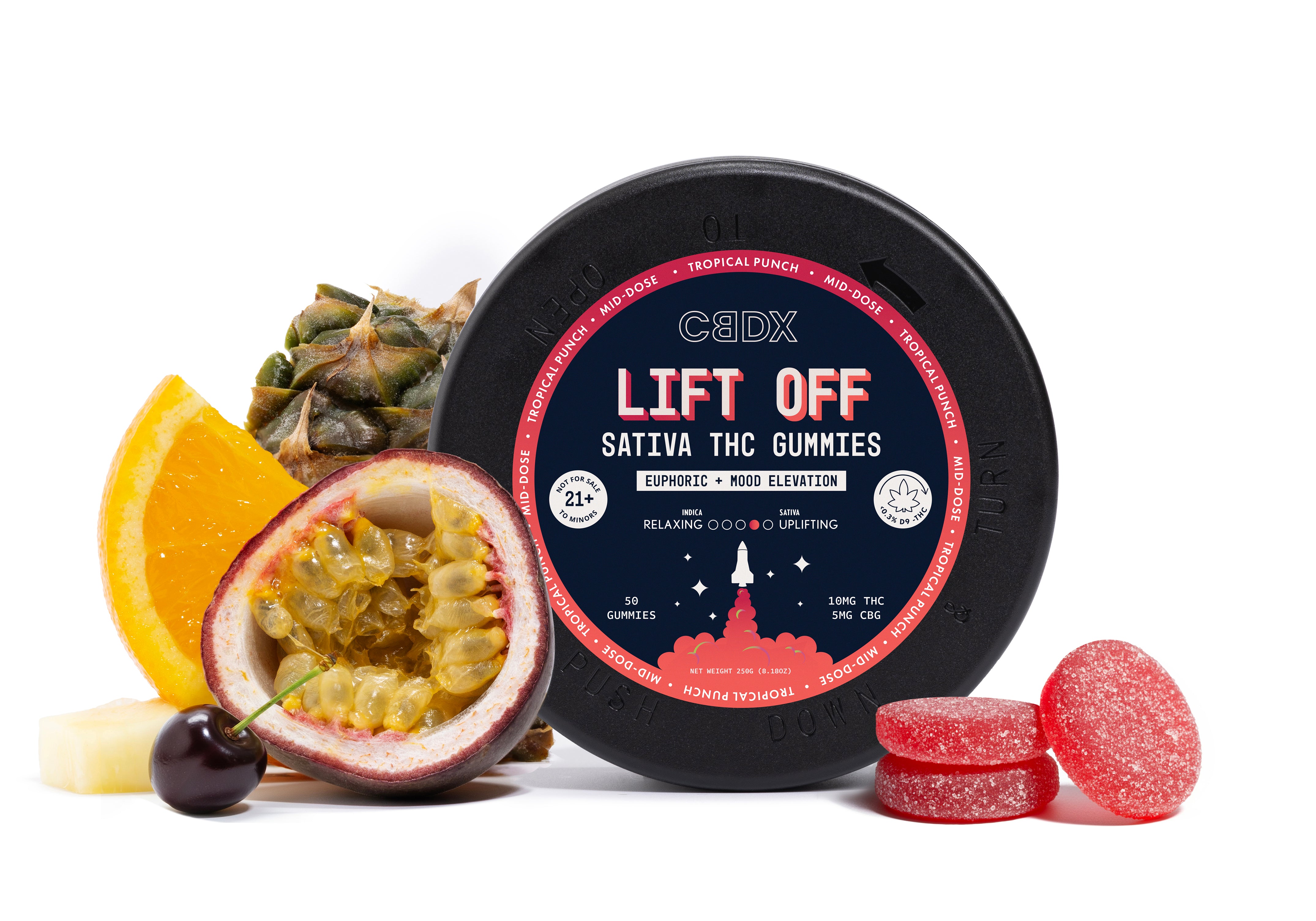 Lift Off - Sativa THC Gummies