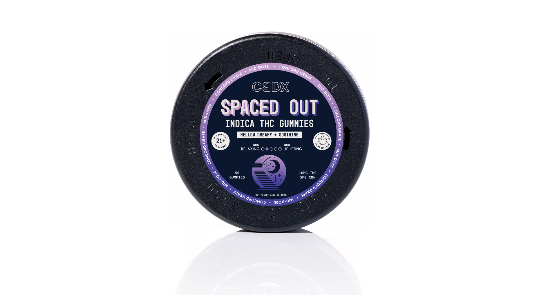 Spaced Out - Indica THC Gummies