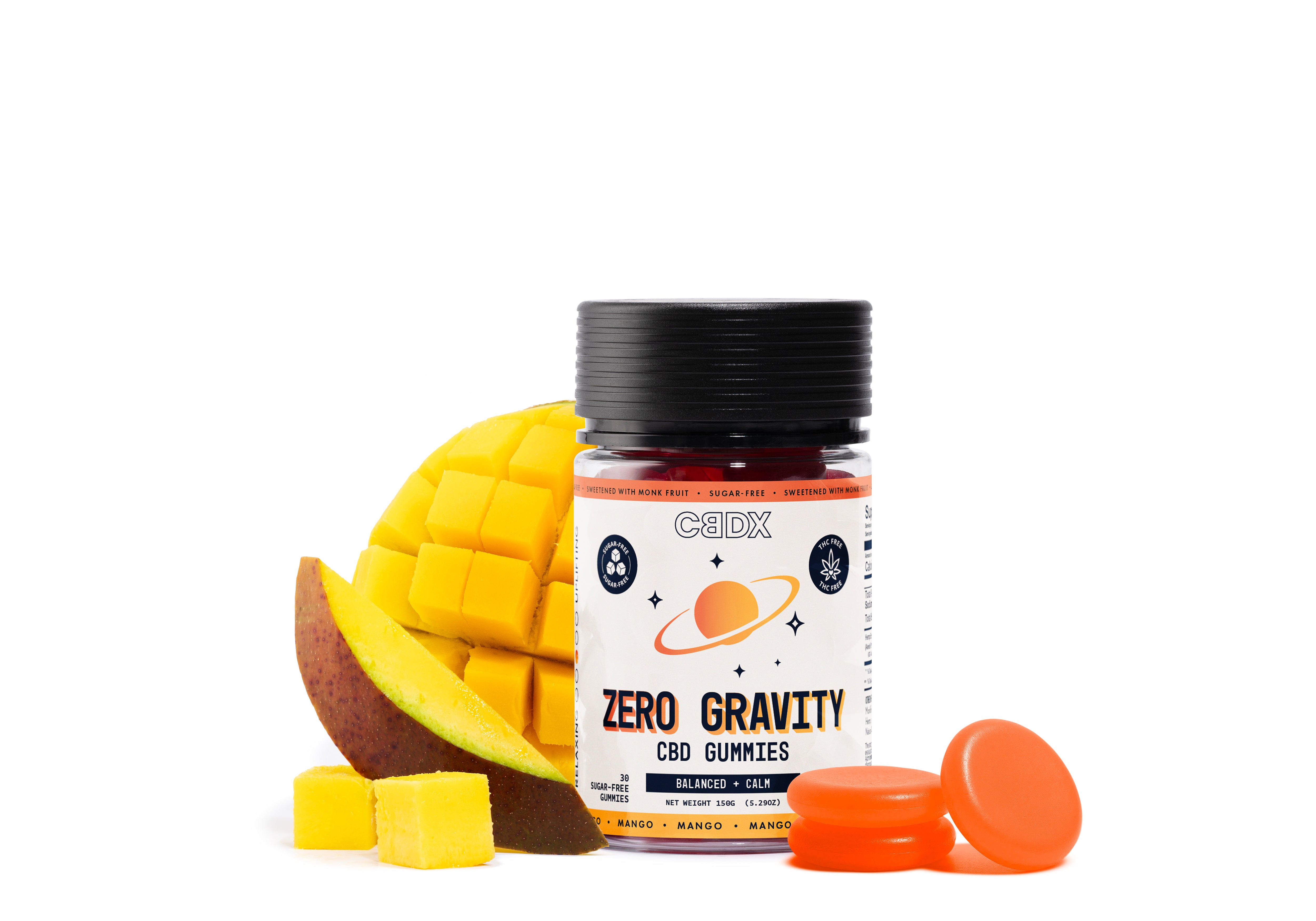 Zero Gravity - Sugar Free CBD Gummies
