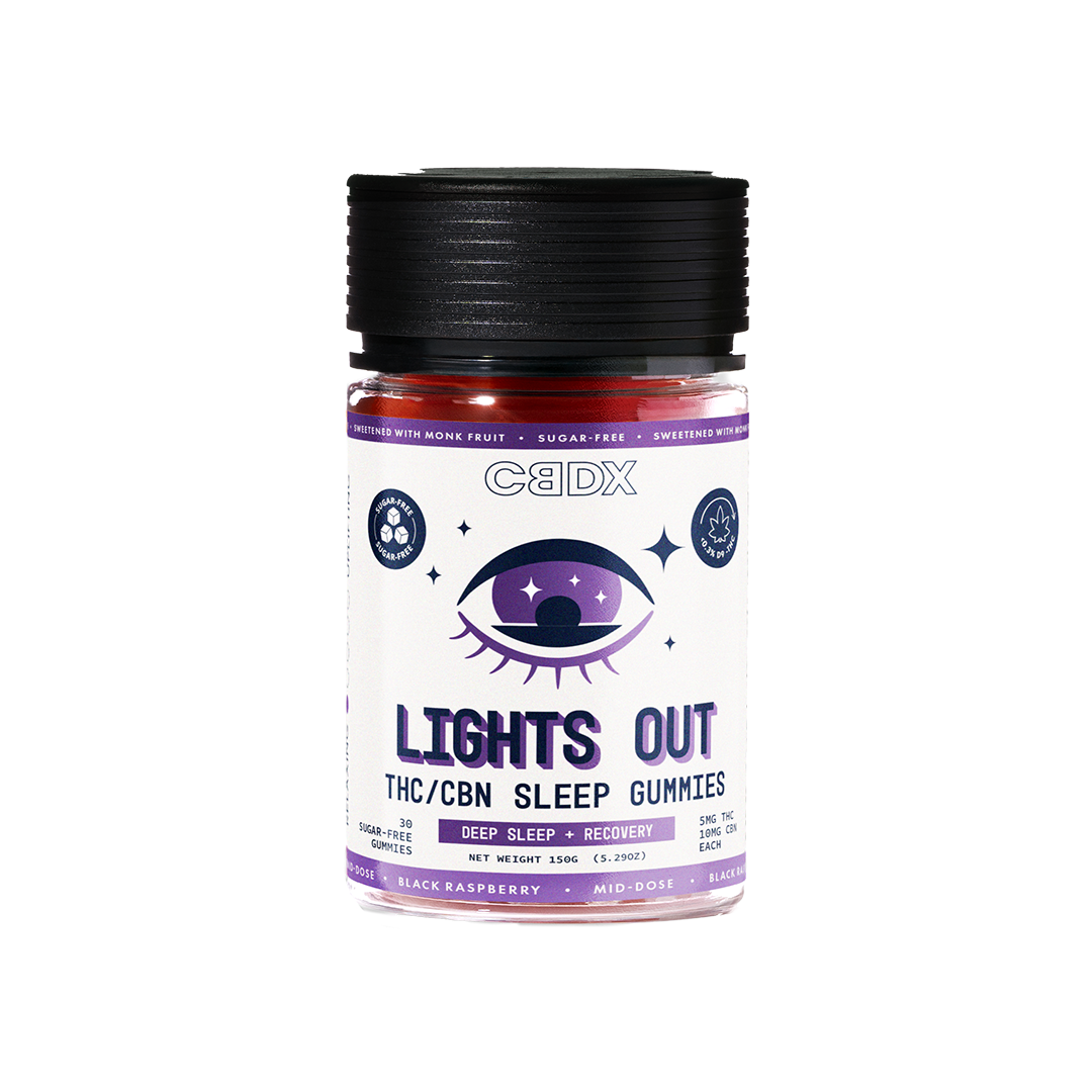 Sugar Free Lights Out mid CBDX