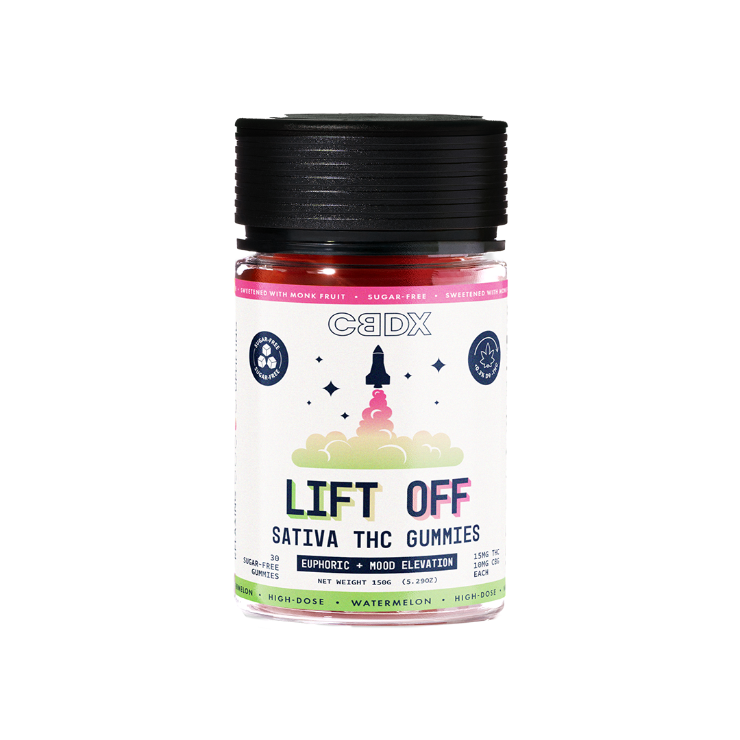 Sugar Free Lift Off Gummies CBDX
