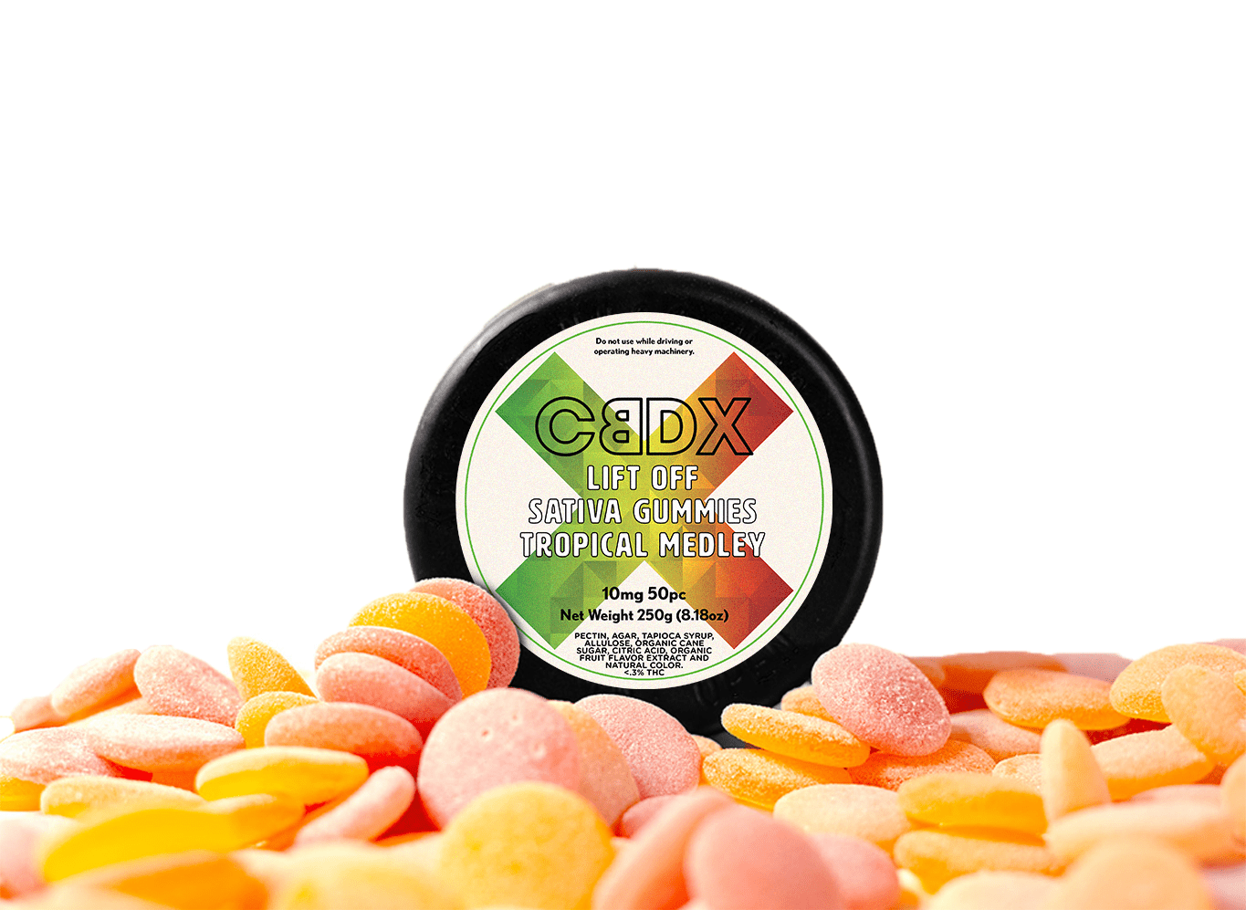 Lift Off - 50x Premium THC Gummies - CBDX.com