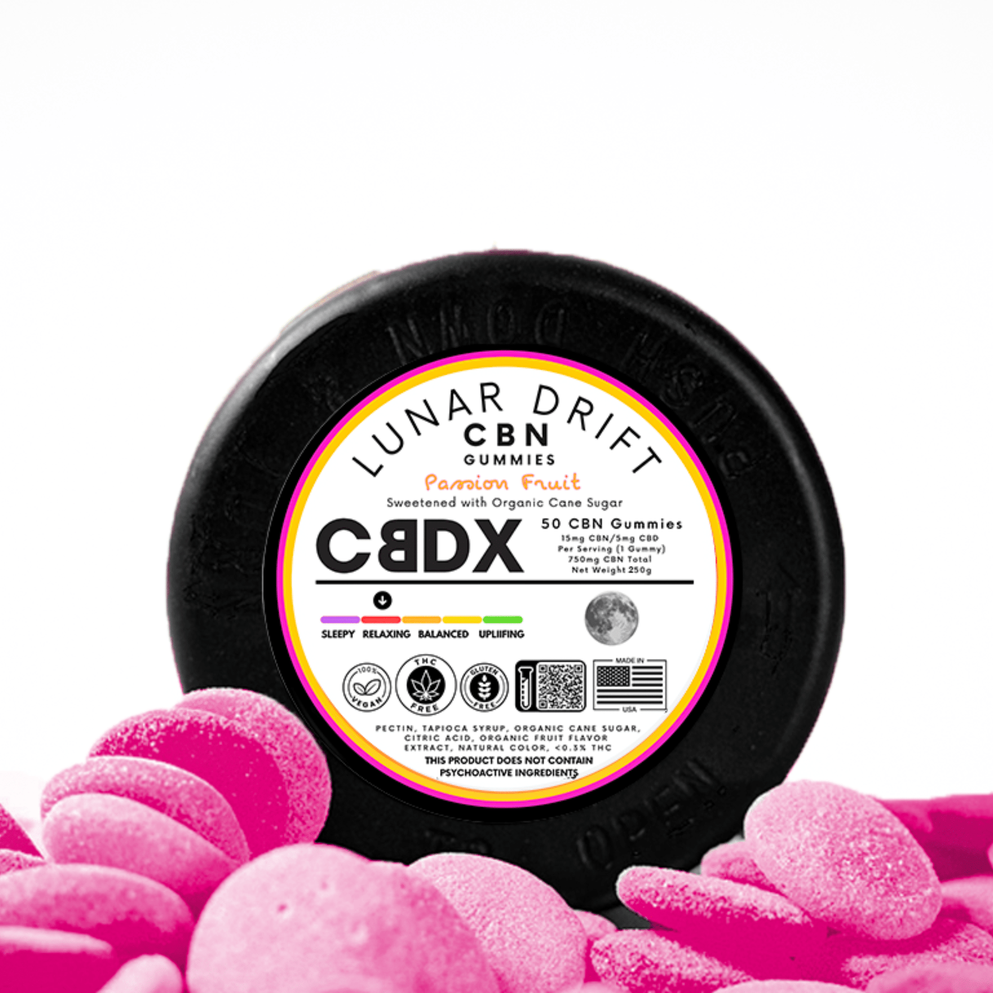 Lunar Drift - CBN Gummies 50x - CBDX.com