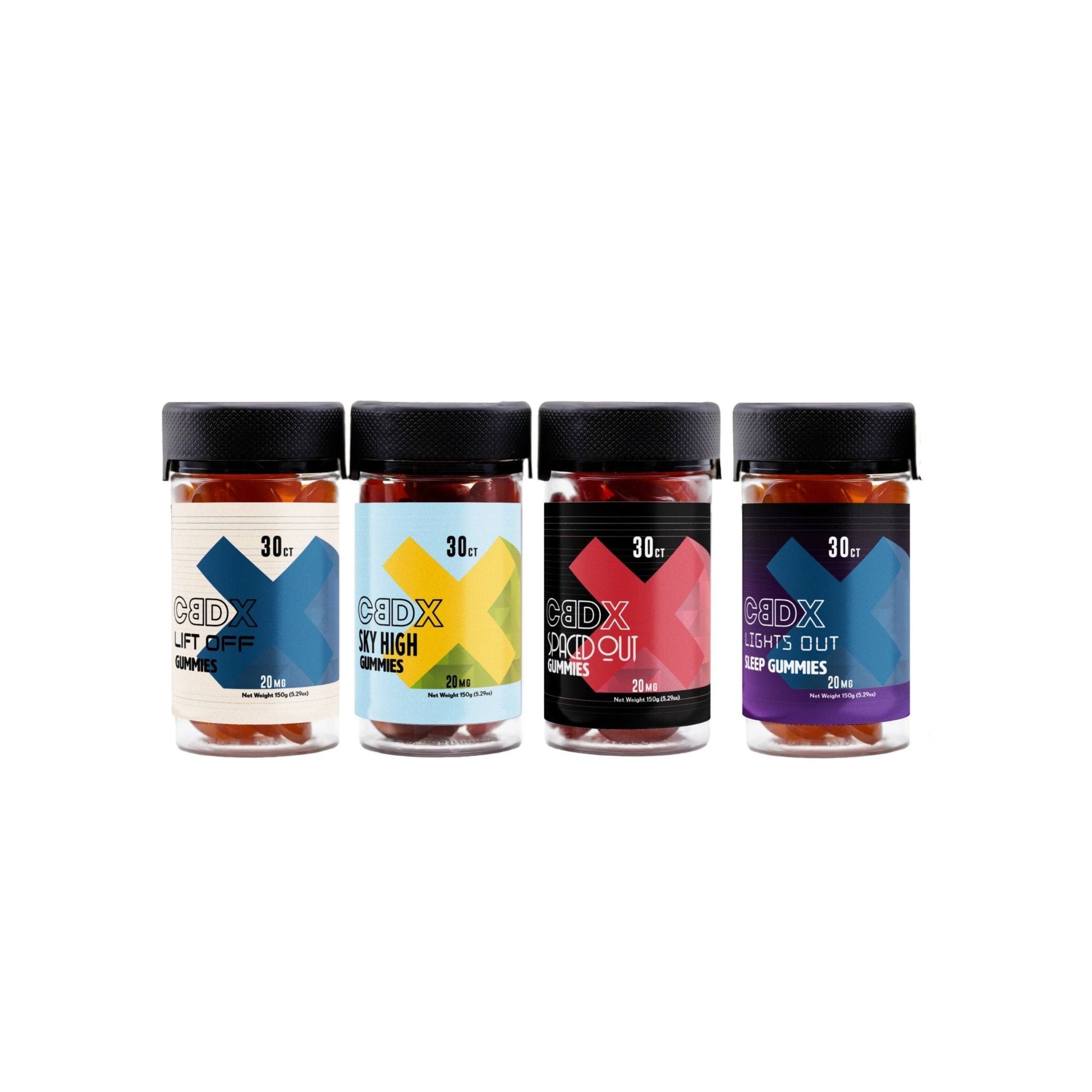 Premium Sugar - Free Gummy Sampler - CBDX.com